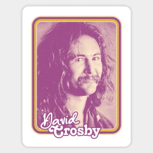 David Crosby / Retro Style Fan Art Magnet